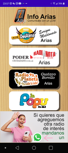 InfoArias Screen 3