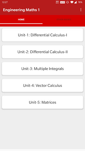 Android application Engineering Maths 1 screenshort