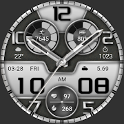 Silver Emboss ZKin Watch