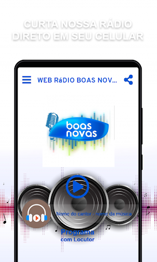 Android application Web Rádio Boas Novas screenshort
