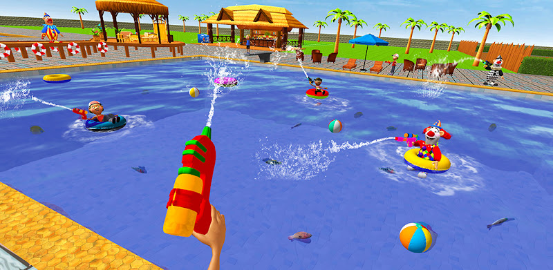 New Water Shooting Game 2021: Nurf Battle Arena 3D