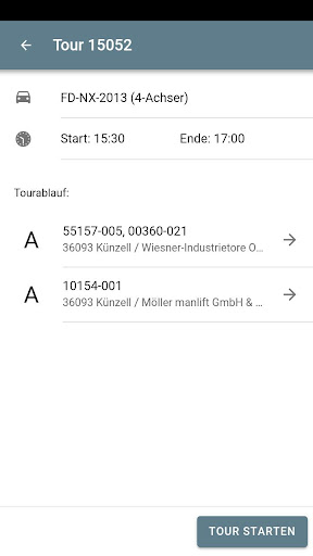 Nexcore.DELIVERY mobile Screen 2