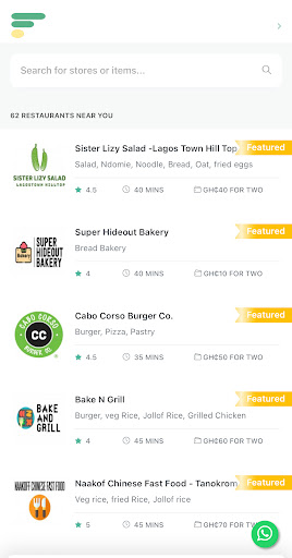 Foodyghana Screen 2