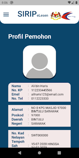 eLesen Perikanan Screen 3