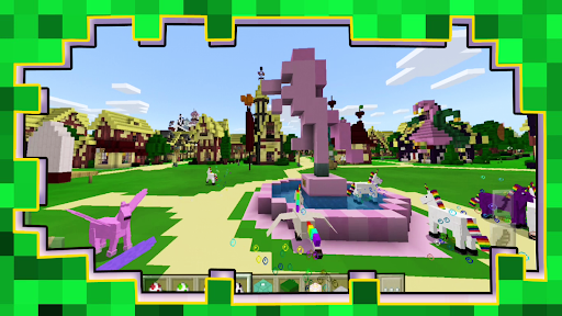 Android application My Pony Unicorn Game Minecraft screenshort