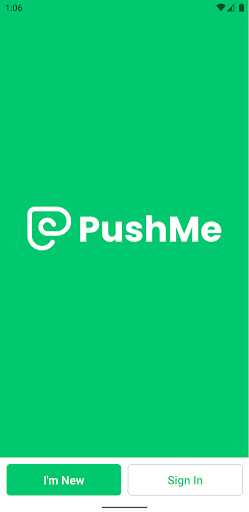 Android application PushMe Coach screenshort