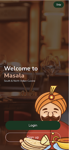 Android application Masala Indian Cuisine screenshort