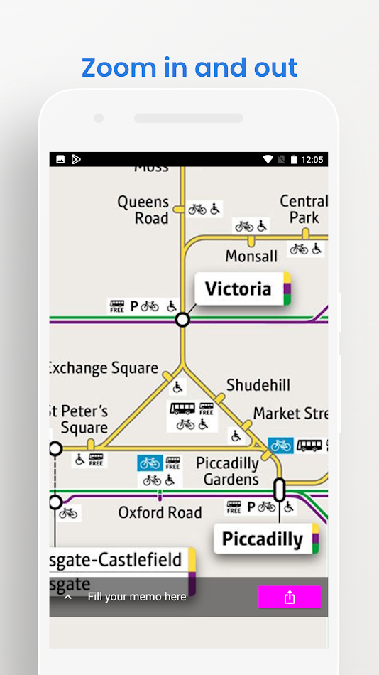 #3. Manchester Tram Train Bus Map (Android) โดย: AppPlay Software
