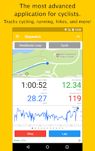 Cyclemeter GPS - Cycling, Running, Mountain Biking 2.1.21 Screenshots 1