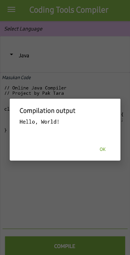 Coding Compiler Screen 3