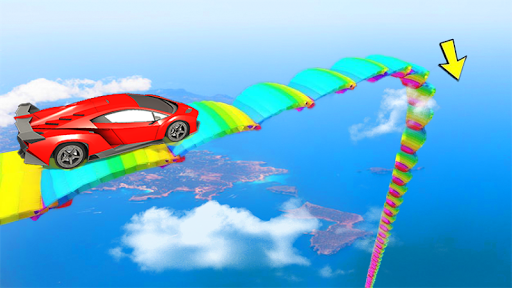 Android application Car Game Mega Ramp Stunt screenshort