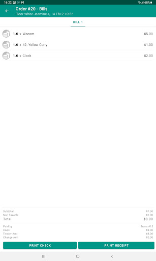 Kiolyn POS Screen 2