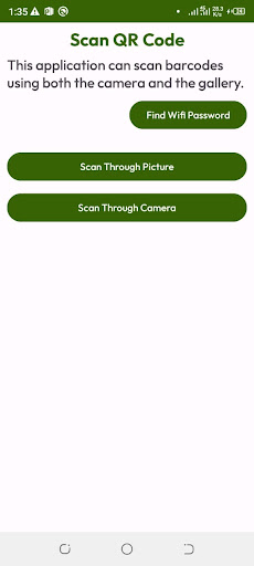 Android application QR Code Scanner screenshort