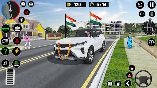 Android application Indian Car Bike Simulator 3D screenshort