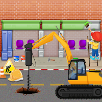 Bus Station Builder Road Construction Game