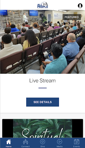 Android application All People Christian Church screenshort