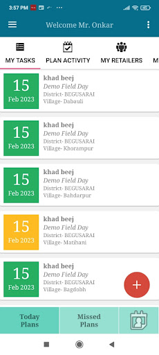 Unnati Team Screen 3