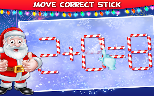 Christmas Math Stick Puzzle Screen 3