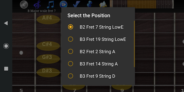 Guitar Scales & Chords Pro Screenshot