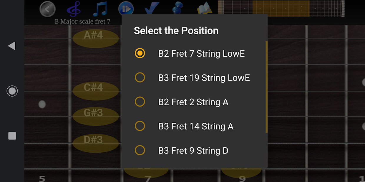 Screenshot 6 escalas de guitarra pro android
