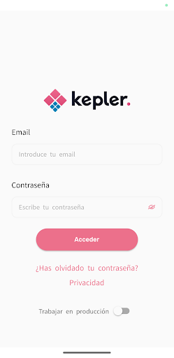Android application KeplerV1 screenshort