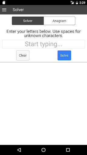 Crossword Solver CS Screen 3