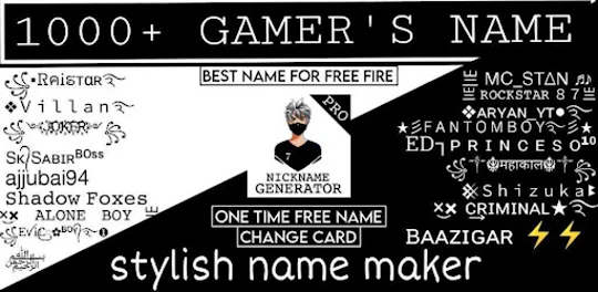 FF Nickname For Gamers