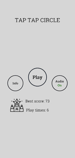 Android application Tap Tap Circle screenshort