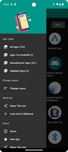 Apps List Screen 2