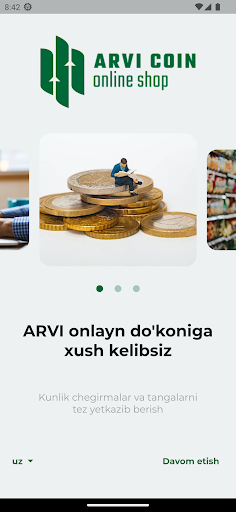 Android application ARVI Coin screenshort