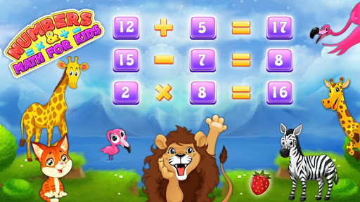 Android application Number And Math for kids screenshort