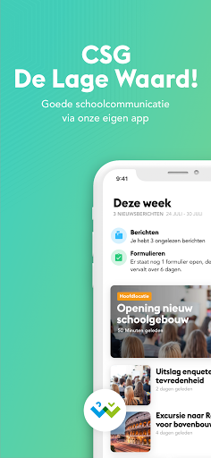 Android application CSG De Lage Waard screenshort