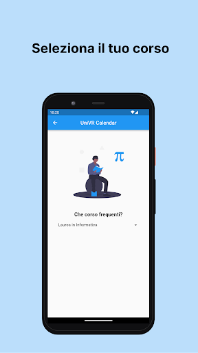 Android application UniVR Calendar screenshort