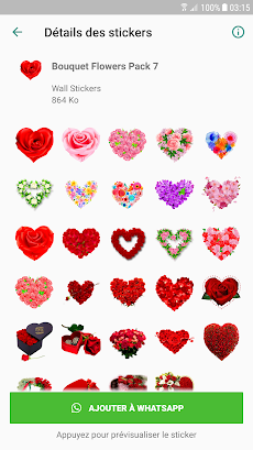 Flowers Stickers for WhatsAppのおすすめ画像5