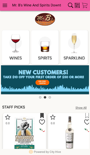 Mr. Bs Wine & Spirits Screen 3