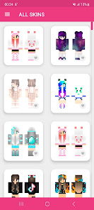 Captura 18 Girls Skins for Minecraft android