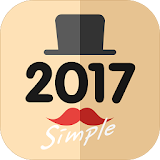 卓上カレンダー2017：シンプルカレンダー 「ウィジェット」 icon