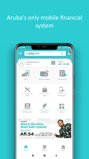 Android application Pay.aw screenshort