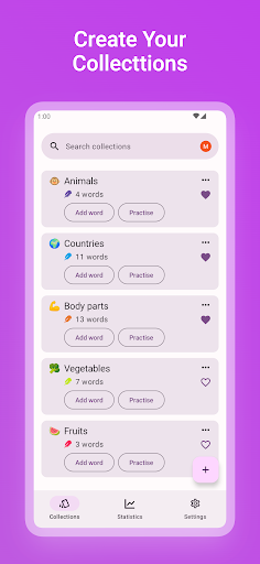 Android application Wordbook - Vocabulary Builder screenshort