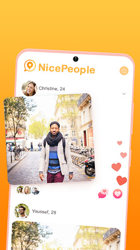 Android application NicePeople: Date. Chat. Meet. screenshort