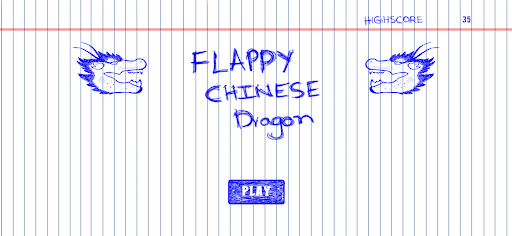 Android application Flappy Chinese Dragon screenshort