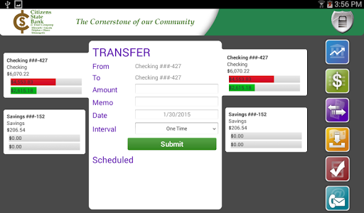 CSB&T Ells Tablet Screenshot 2 - AppWisp.com