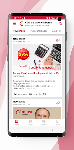 Android application Somos Cámara screenshort
