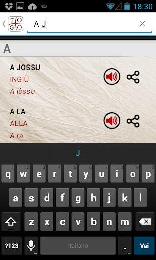 TOGO: Italiano - Sassarese Screenshot 4 - AppWisp.com