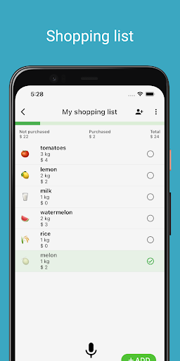 Android application Boycott for Peace & Your Lists screenshort