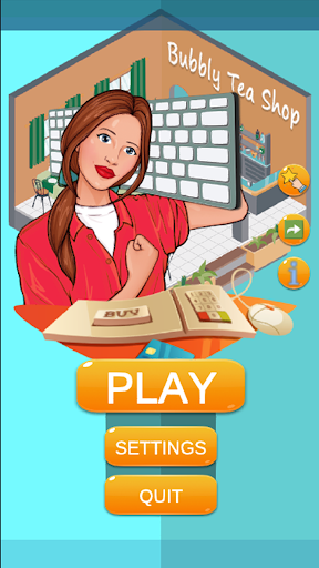 Android application KeyBoard Games:Bubbly Tea Shop screenshort