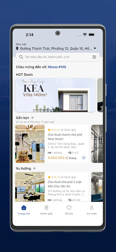 Hoàng Dương Home Screen 2