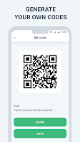 screenshot of QR code & barcode scanner, reader, generator