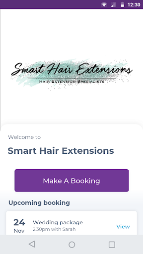 Android application Smart Hair Extensions screenshort