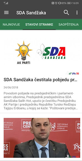 SDA Sandžaka Screen 3